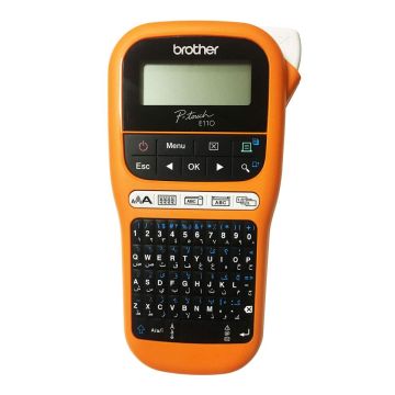 Brother PT-E110VP Handheld Electrician Label Printer with Arabic/English