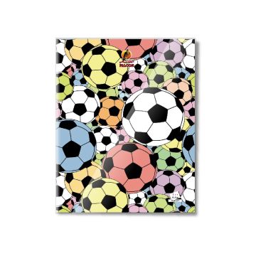 Four Line 100 Sheets NoteBook PVC - 22 X 16 CM - 01