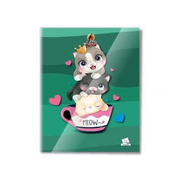 Four Line 100 Sheets NoteBook PVC - 22 X 16 CM - 02