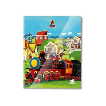 Four Line 100 Sheets NoteBook PVC - 22 X 16 CM - 04