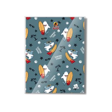 Single Line Notebook 9 x 7 PVC 100L Falcon 24/4