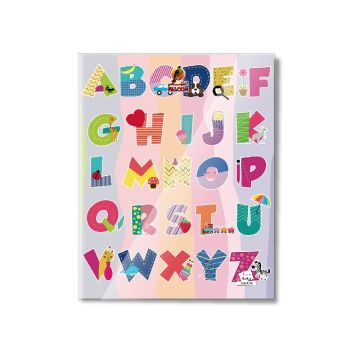 Four Line 100 Sheets NoteBook PVC - 22 X 16 CM - 05