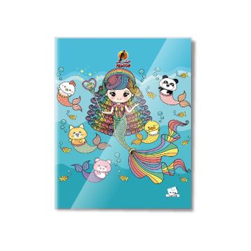 Four Line 60 Sheets NoteBook PVC - 22 X 16 CM - 05