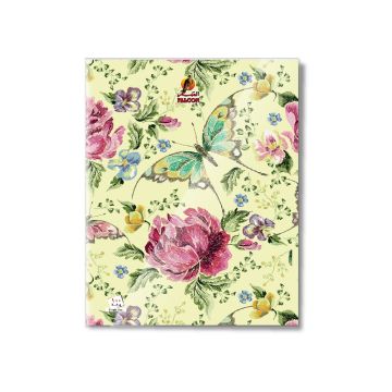 Single Line 100 Sheets NoteBook PVC - 22 X 16 CM - 04