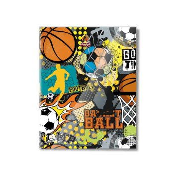 Single Line 200 Sheets NoteBook PVC - 22 X 16 CM - 01