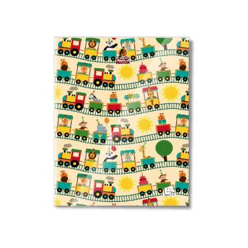 Square Line 100 Sheets NoteBook PVC - 22 X 16 CM - 02