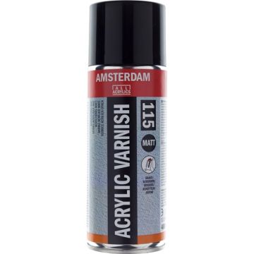 Matt Acrlyic Varnish Spray 115 AMSTERDAM