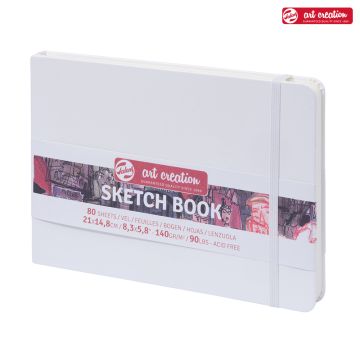 Talens Art Creation Sketchbook White 14,8X21 cm, 140 Grams