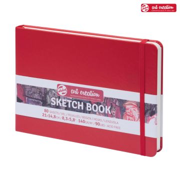 Sketchbook Black Red 15x21cm 140gsm Royal Talens 9314205M