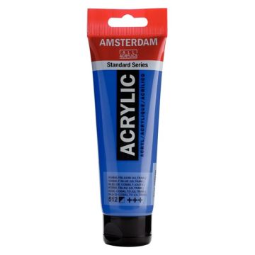 Standard Series Acrylic Tube 120 ml Cobalt blue (Semi - Opaque)