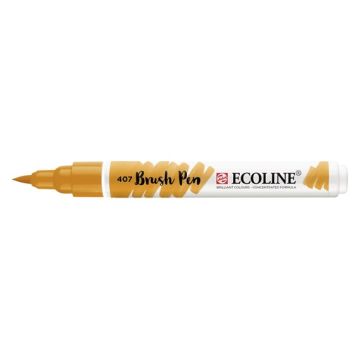 Ecoline Liquid Watercolour Brush Pen - Deep Ochre 407