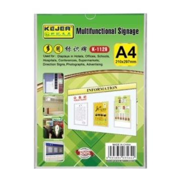 Wall Mount Holder A4 (210x297mm) K-1129 KEJEA