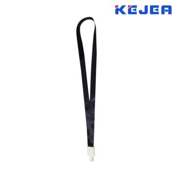 Black Polyester Lanyard K-1805 - Kejea