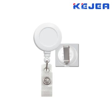 Badge reel white KEJEA - 425