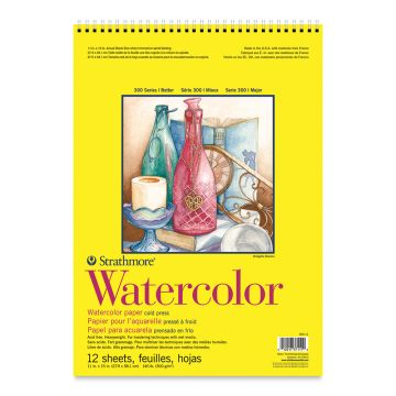 Strathmore 300 Series Student Watercolor Pad - 11'' x 15'', SM360-11
