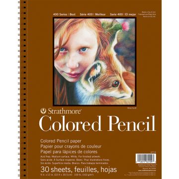 Strathmore Colored Pencil Pad 9" x 11" - 477-9