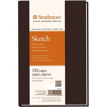 Strathmore 400 Series 5" x 8"  Hard Bound Sketch Book - 297-9