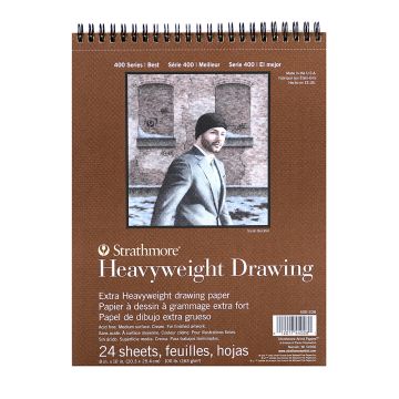 Strathmore 400 Series Heavyweight Drawing Pad - 8" x 10" - 400-208
