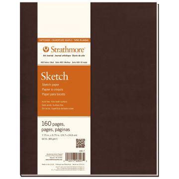 Strathmore Softcover Sketch Art Journals 400 Series, 7.75" x 9.75 - 480-7