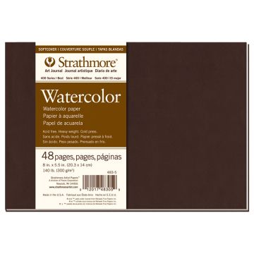 Strathmore  Softcover Watercolor Art Journal 8" x 5.5"  - 483-5