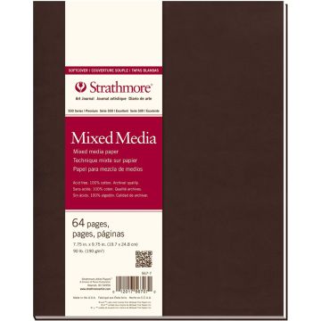 Strathmore Softcover Mixed Media Art Journal, 7.75" x 9.75" - 567-7