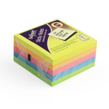 Sticky Notes Cube 3x3 Neon SNOPAKE - 11702