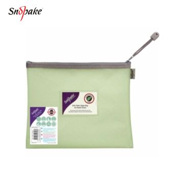 Eva Zipper Bag A5 Pastel Green  SNOPAKE-15902