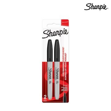 Permanent Marker Fine point Black set of 2 pc Sharpie