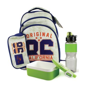 Glossy Bird California School Bag Set