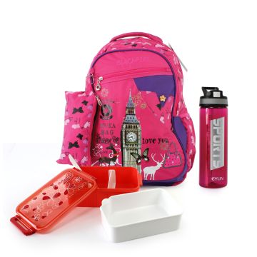 Niuka BlackFire School Bag Set