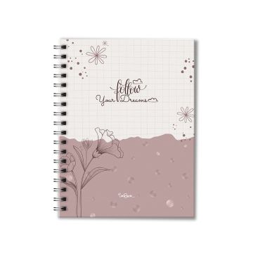 A5 Hard Cover Spiral Note Book Unibook Design A5-02