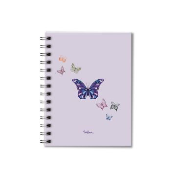 A6 Hard Cover Spiral Note Book Unibook Design A6-04