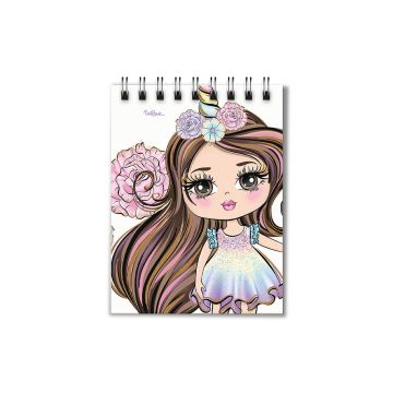 A7 Hard Cover Top Spiral Note Book Unibook Design A7-03