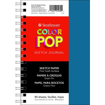Strathmore Color Pop Teal Cover Sketch Journal, 5.5" x 8.5"