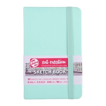 Talens Art Creation Sketch Books, Fresh Mint 9x14 cm 140g 80 Sheets