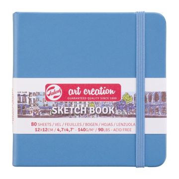 Talens Art Creation Sketch Books, Lake Blue - 4.7" x 4.7"