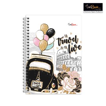 Hard Cover Spiral Book A5 UniBook - 02