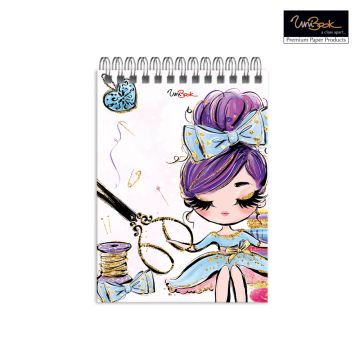Hard Cover Spiral Book A7 UniBook - 08