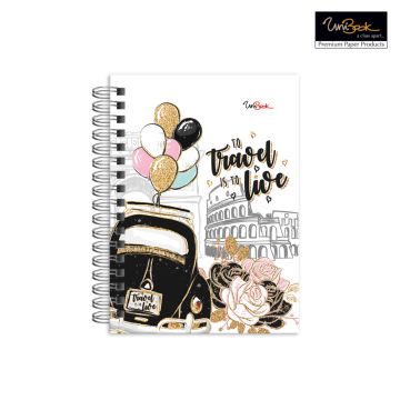 Hard Cover Spiral Book A6 UniBook - 02