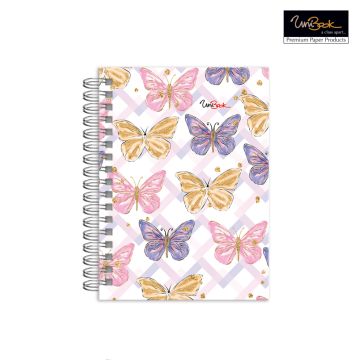 Hard Cover Spiral Book A6 UniBook - 04