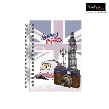 Hard Cover Spiral Book A6 UniBook - 05