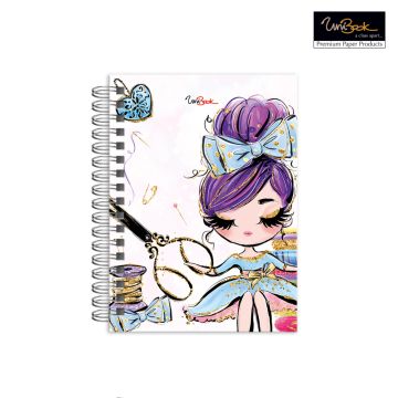 Hard Cover Spiral Book A6 UniBook - 08
