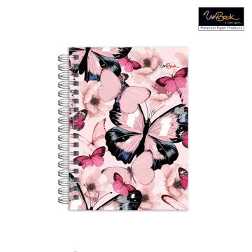 Hard Cover Spiral Book A6 UniBook - 10