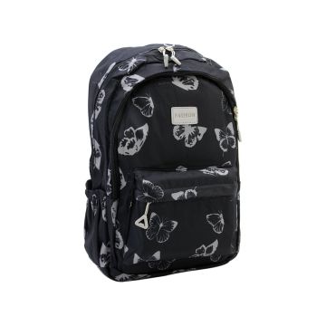 School Bag "butterfly" Black