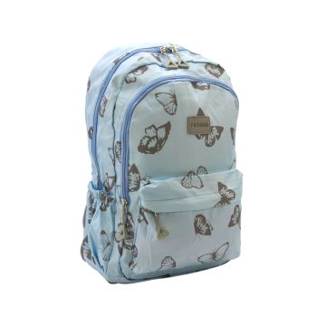 School Bag "butterfly" Blue
