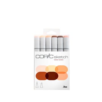 Copic Sketch Marker Sets, 6-color Set Portrait Tones 2944