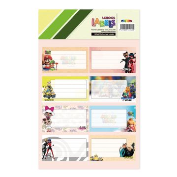 Name Label 2 sheets 16 Labels - 18