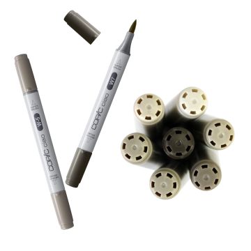 Copic Ciao Marker, Warm Grays