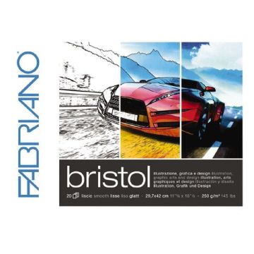 Bristol pad 250gsm A3 Fabriano - 19002942