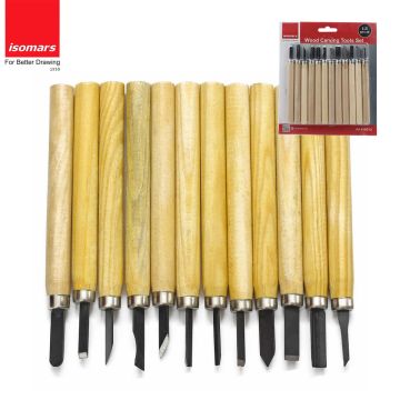 Wood Cutter Set/12 WC12 Isomars